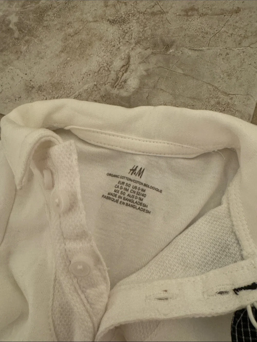 H&M bow tie onesie
